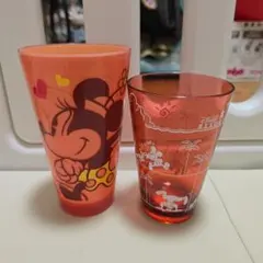 東京ディズニーリゾート　ミニー・紙コップ風 タンブラー 2個セット