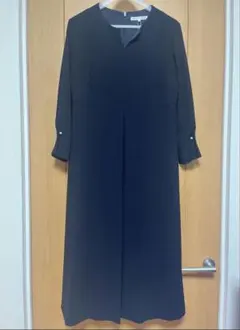 エストネーション パフスリーブワンピース ネイビー Sサイズ - メルカリ