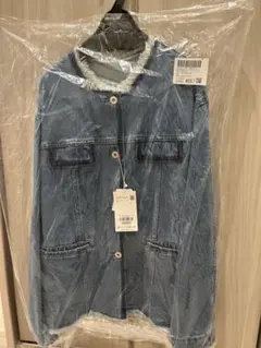 新品未使用品　Adam et Rope デニムフリンジブルゾン