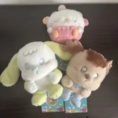 いないいないばあっ！ ワンワン＆ぽぅぽ&ジャンジャン　ぬいぐるみ 3種セット