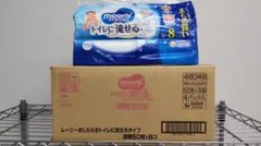moony おしりふき トイレに流せるタイプ 50枚×8個 4パック入りのサムネイル