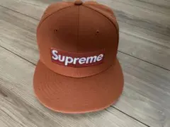 Supreme オレンジ ベースボールキャップ
