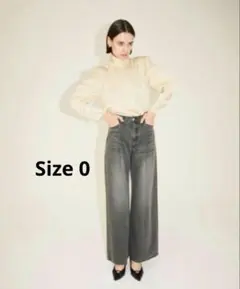 SuzuHirose×CLANE TUCK WIDE DENIM PANTS