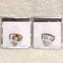 ギヴン アニメイトカフェ アニカフェ 鹿島柊　ピック カラー モノクロ セット