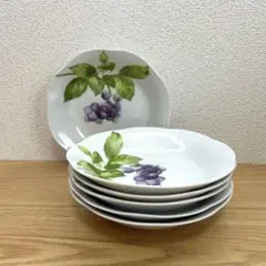 栗原はるみ ブルーベリー柄 プレート 6点セット【19cm】のサムネイル