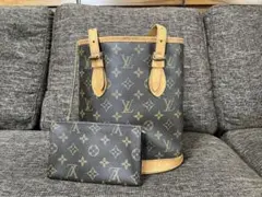 LOUIS VUITTON トートバック バケットポーチ付き モノグラムのサムネイル