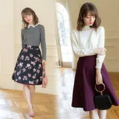 tocco closet  リバーシブルフレアスカート　2点セット