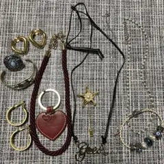 アクセサリーまとめ売り ネックレス イヤリング バングル クレージュ SV925