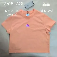ナイキ ACG:ウィメンズ:Lサイズ:Dri-FIT 半袖Tシャツ（オレンジ）のサムネイル