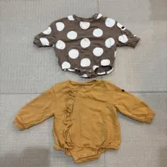 MAKE YOUR DAY 長袖ロンパース 70cm 2点セットのサムネイル