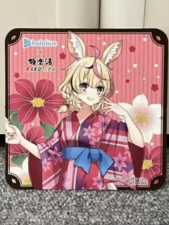 ホロライブ　極楽湯　コースター　尾丸ポルカ