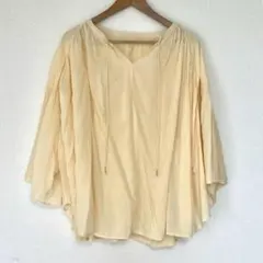 専用です！極美品✨tumugu ツムグ 2WAY ギャザーブラウス 8分袖