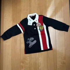 ★ミキハウス★ボーダーラガーシャツ★100★豪華なワッペン★日本製★新品★