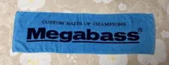 Megabass スポーツフィッシングタオル ブルー