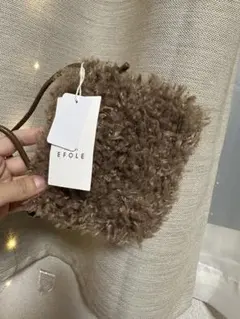 【TOPKAPI EFOLE】新品◎フェイクファーマイクロミニショルダー