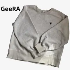 ジーラ　トレーナー　クルーネックスウェット　ゆったりMサイズ