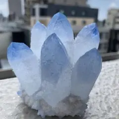 ブルーファントムクォーツ 青水晶 595g - メルカリ
