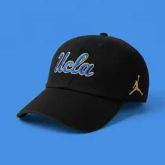 UCLA×JORDAN コラボキャップ S-M アジャスタブル 黒 新品未使用