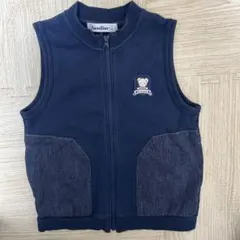 familiar ネイビー ベスト 110