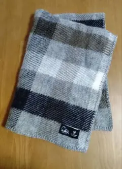 クリッパン　ウールブランケット 65×90cm マルチグレーチェック柄のサムネイル