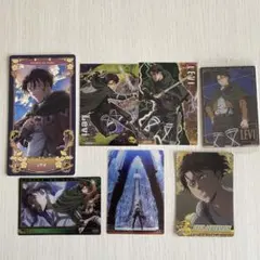 進撃の巨人 リヴァイ カードまとめ売り 7点
