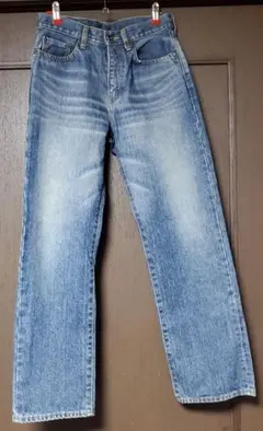 ライトブルーストレートデニムパンツ　中古