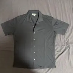 LACOSTE ネイビー ドット柄 スリムフィットシャツ