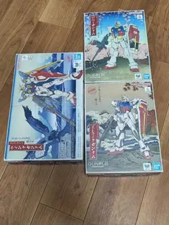 ダンボール発送】1/144 EG ガンダム 浮世絵パッケージ 4点セット