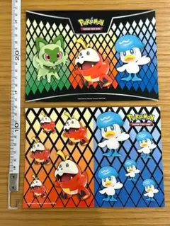 ポケモン ニャオハ ホゲータ クワッス ステッカー シール セット X