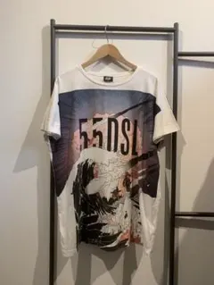 【希少XL】55DSL グラフィックTシャツ サイケ×海×太陽