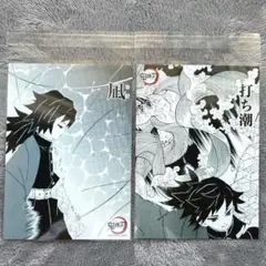 鬼滅の刃〈冨岡 義勇〉箔押し チェキ風 ブロマイド 柱ダイニング