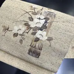 4-196 名古屋帯 九寸 美品 正絹 着物 名古屋仕立て 総絞り 4-196 名古屋帯 九寸 美品 正絹 着物 名古屋仕立て 総絞り