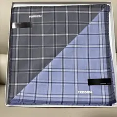未使用品 renoma PARISハンカチ 2枚セット チェック柄のサムネイル