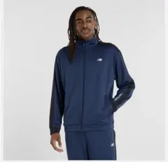 ニューバランス　ニットトラック ジャージ 上下セット メンズ　ネイビー