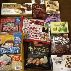 お菓子詰め合わせ まとめ売り チョコ スナック　11点のサムネイル
