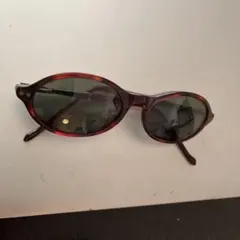Ray-Ban ダークブラウン オーバルサングラス　ケース付き