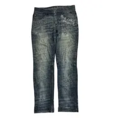 00s japanese label Y2K design pants 平成初期