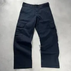 レア Dickies カーゴパンツ ディッキーズ ネイビー ワークパンツ