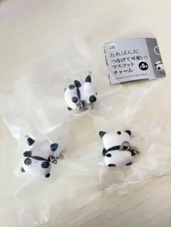 たれぱんだ つなげて可愛いマスコットチャーム めじるし 3個セット