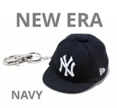 NEW ERA ニューエラ MLB キャップキーホルダー　ヤンキース　紺
