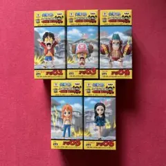 ワンピース ワーコレ鉄の海賊フランキー将軍　5種セットのサムネイル