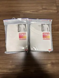 ヒートテッククルーネックT（九分袖）L M 2枚セット