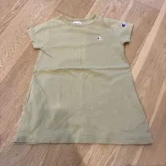 Champion 半袖ワンピース 100 ベージュ