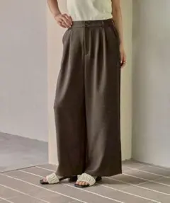 【新品未開封】　ハニカムドビーストレートパンツ　LEPSIM