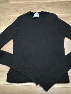 美品 PRADA リブニット 長袖 ブラックのサムネイル