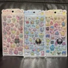 正規品 サンリオ うるちゅるポップシール 3枚セット