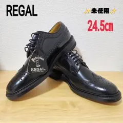 未使用　REGAL　ビジネスシューズ　ウィングチップ　革靴のサムネイル