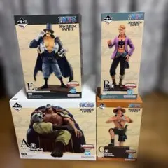 一番くじ ONE PIECE 白ひげ海賊団 フィギュア 4個 セット