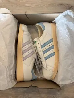 adidas Superstar ホワイト/ブルー/パープル新品未使用　レザー