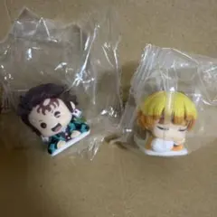 鬼滅の刃　竈門炭治郎　我妻善逸　おねむたん拾弍ノ型　カプセルトイ